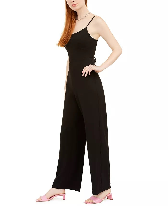 Macacão Teeze Me Feminino Júnior com Cadarço nas Costas, Preto, Tamanho 7