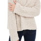 Suéter Hippie Rose Juniors Texturizado Gola Redonda Branco Tamanho Extra Grande