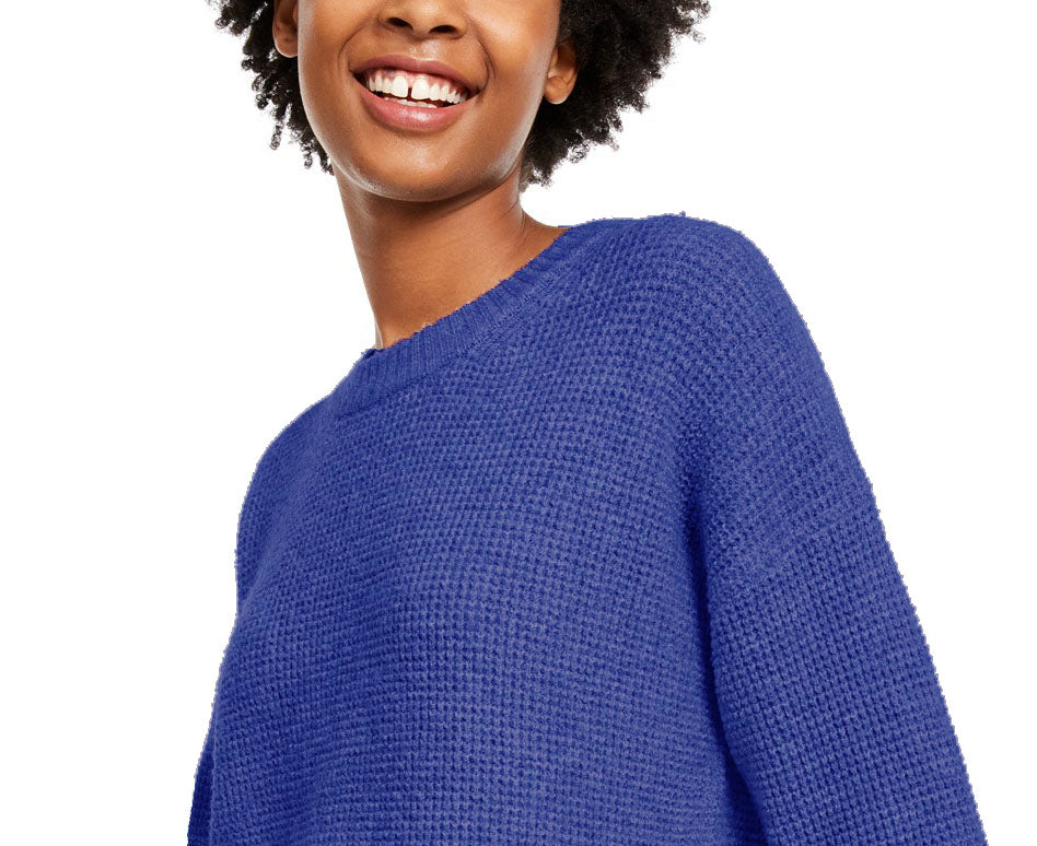 Suéter Hippie Rose Junior Manga Longa Azul Tamanho P