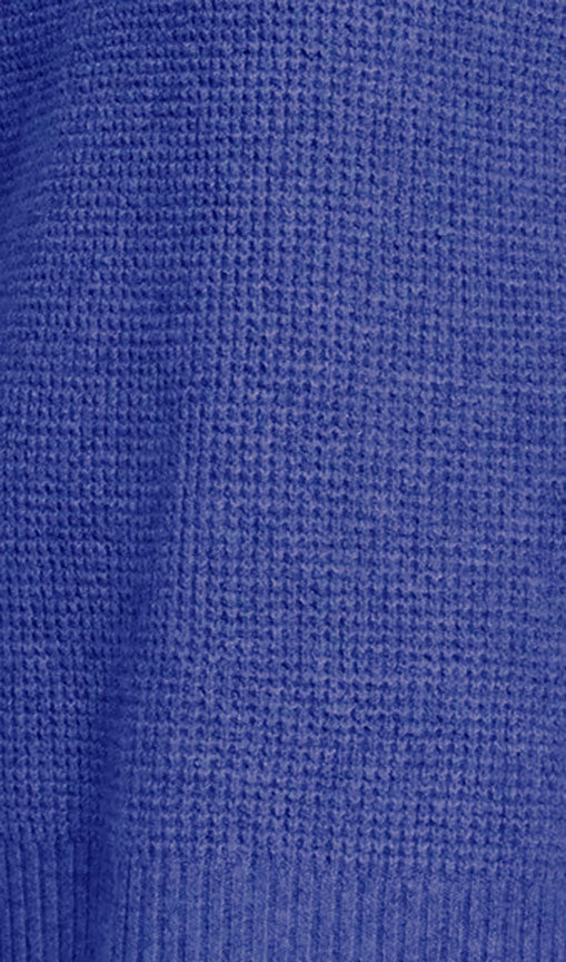 Suéter Hippie Rose Junior Manga Longa Azul Tamanho P