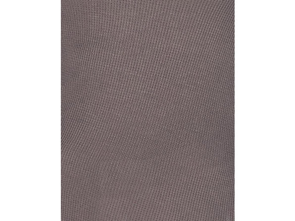 Blusa Hippie Rose Juniors Waffle-Knit com Borda de Alface Cinza Tamanho P