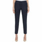 Calças de linho femininas Tommy Hilfiger Radcliff, azul-marinho, tamanho 14