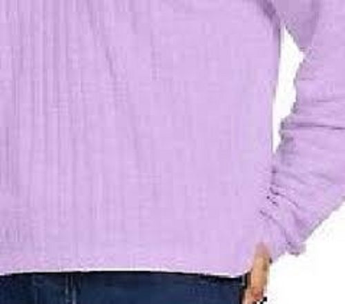 Top canelado com decote em V aconchegante Hippie Rose Juniors, roxo, tamanho pequeno
