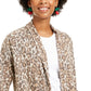 Cardigan Hippie Rose Juniors Cozy Cinza Tamanho Médio