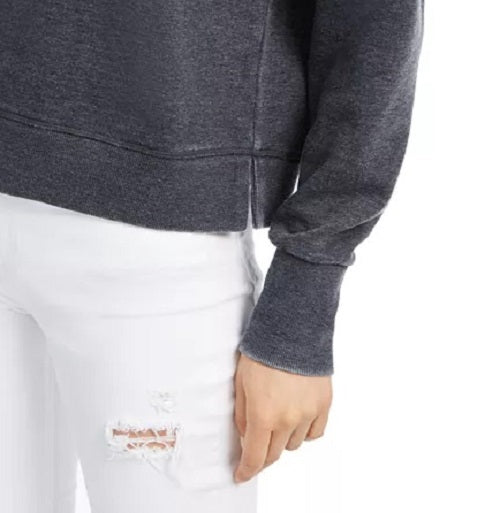 Moletom com gola alta Hippie Rose Juniors, preto, tamanho médio