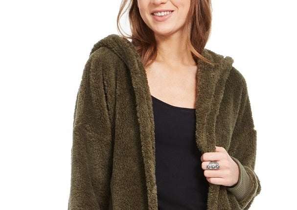 Cardigan Hippie Rose Juniors Cozy Verde Tamanho Extra Pequeno