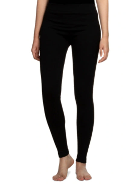 Leggings Hippie Rose Juniors com forro de lã, pretas, tamanho extra grande