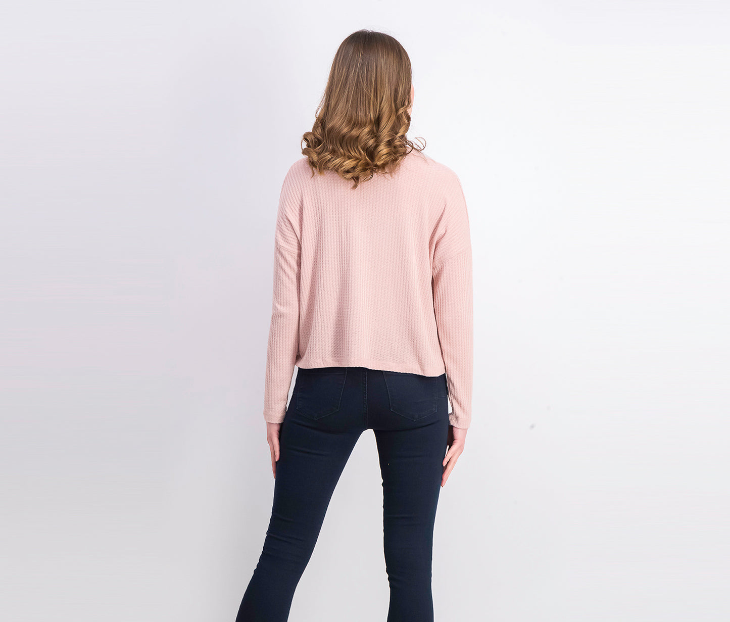 Cardigan grande de malha waffle Hippie Rose Juniors, roxo, tamanho médio