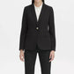 Blazer feminino Tommy Hilfiger de um botão, preto, tamanho 10