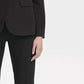 Blazer feminino Tommy Hilfiger de um botão, preto, tamanho 10