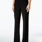 Calça social feminina Tommy Hilfiger Modern Straight Leg Modern, preta, tamanho 10