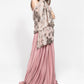 INC International Concepts Blusa Feminina Contraste Floral Burnout Cinza Tamanho Regular