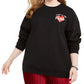 Moletom Feminino Love Tribe Trendy Plus C'est La Vie Preto Tamanho 3X