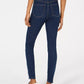 Calça jeans skinny de cintura alta com botões Rewash Juniors, azul, tamanho 1