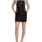 Vestido curto Dickies Juniors, tamanho grande, preto