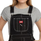 Vestido curto Dickies Juniors, tamanho grande, preto