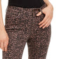 Calça jeans skinny estampada Rewash Juniors, roxa, tamanho 15