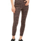 Calça jeans skinny estampada Rewash Juniors, roxa, tamanho 15