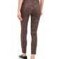 Calça jeans skinny estampada feminina Rewash Junior, roxa, tamanho 5