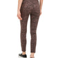 Calça jeans skinny estampada Rewash Juniors, roxa, tamanho 11