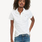 Camisa polo feminina Tommy Hilfiger Core, branca, tamanho XX-G
