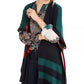Tommy Hilfiger Cardigan Poncho Feminino Colorblocked Azul Tamanho Extra Grande