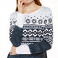 Tommy Hilfiger Fair Isle Cotton Top Feminino Branco Tamanho Grande