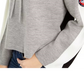 Tommy Hilfiger Moletom com capuz feminino de manga larga, cinza, tamanho pequeno