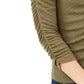 Blusa texturizada franzida Crave Fame Juniors, verde, tamanho pequeno