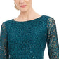 Vestido de renda com lantejoulas Jessica Howard feminino tamanho 16