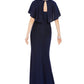 Vestido Capelet Feminino Jessica Howard Cinza Escuro Tamanho 16