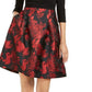 Vestido feminino Jessica Howard com saia plissada e ajuste evasê, preto, tamanho 12