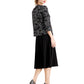 Vestido e jaqueta com glitter feminino Jessica Howard, tamanho 14, prateado