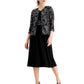 Vestido e jaqueta com glitter feminino Jessica Howard, tamanho 8, prata