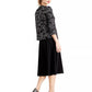 Vestido e jaqueta com glitter feminino Jessica Howard, tamanho 12, prateado