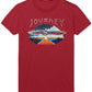 Camiseta Fea Masculina Journey Flying Graphic Vermelha Tamanho Médio