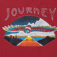 Camiseta Fea Masculina Journey Flying Graphic Vermelha Tamanho Médio