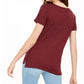 Camiseta com estampa gráfica Feeling Blessed do Love Tribe Juniors, vermelha, tamanho X-S