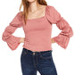 Rewash Juniors Top Feminino com Babados e Acabamento Rosa Tamanho Extra Pequeno