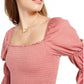 Rewash Juniors Top Feminino com Babados e Acabamento Rosa Tamanho Extra Pequeno