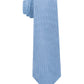 Gravata fina de seda Calvin Klein Micro Squares masculina, tamanho azul marinho, regular