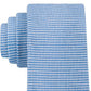 Gravata fina de seda Calvin Klein Micro Squares masculina, tamanho azul marinho, regular