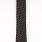 Gravata de seda medalhão clássica masculina Calvin Klein preta tamanho regular