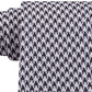 Gravata Calvin Klein Masculina Jewel Slim Pied-de-poule Preta Tamanho Regular