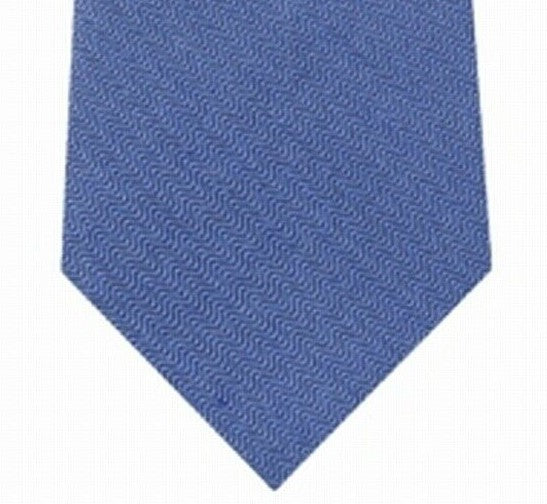Gravata Slim Herringbone Masculina Calvin Klein Pasblue Tamanho Regular
