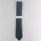 Gravata de seda Calvin Klein masculina, tamanho regular, cinza