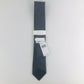 Gravata de seda Calvin Klein masculina, tamanho regular, cinza