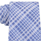 Calvin Klein Gravata Slim Xadrez Contrastante Masculina Azul Marinho Tamanho Regular