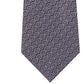 Gravata Calvin Klein Masculina Linear Hex-Dot de Seda Cinza Tamanho Regular