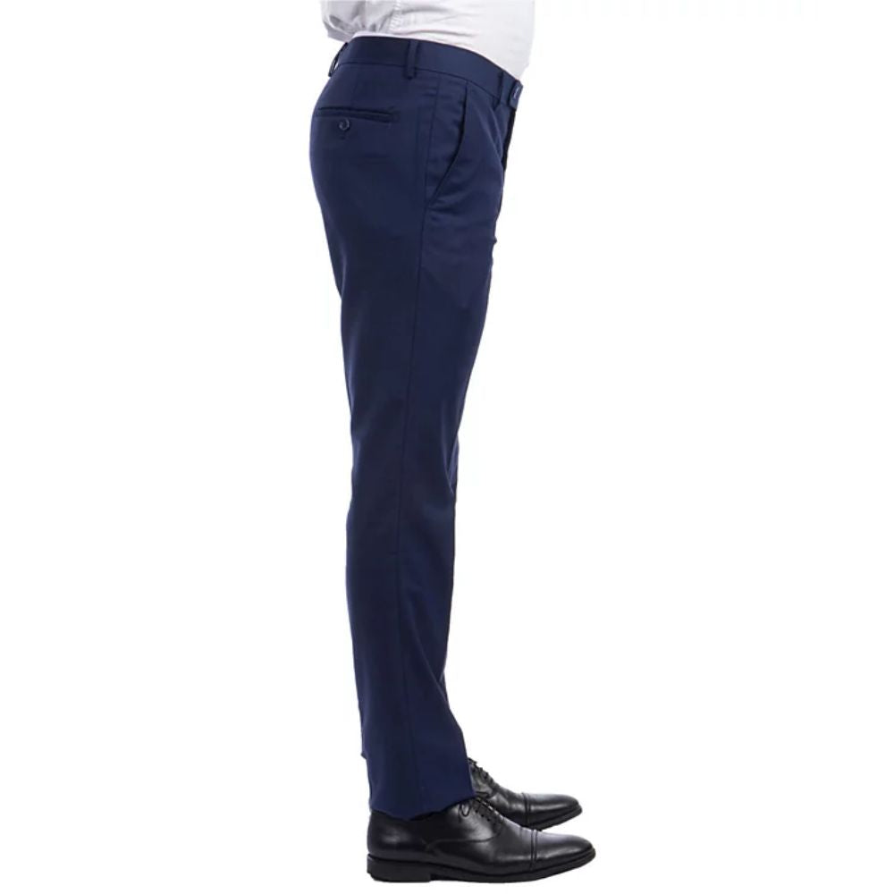 Calças Sean Alexander Masculinas Stretch Ultra Slim Fit Azul Marinho Tamanho 38